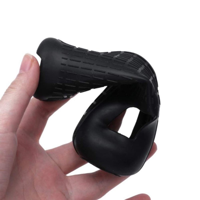 Lactivx 2X Wii Silicone Case Cover with Wrist Strap for Wii Remote Controller (Black) - Image 5